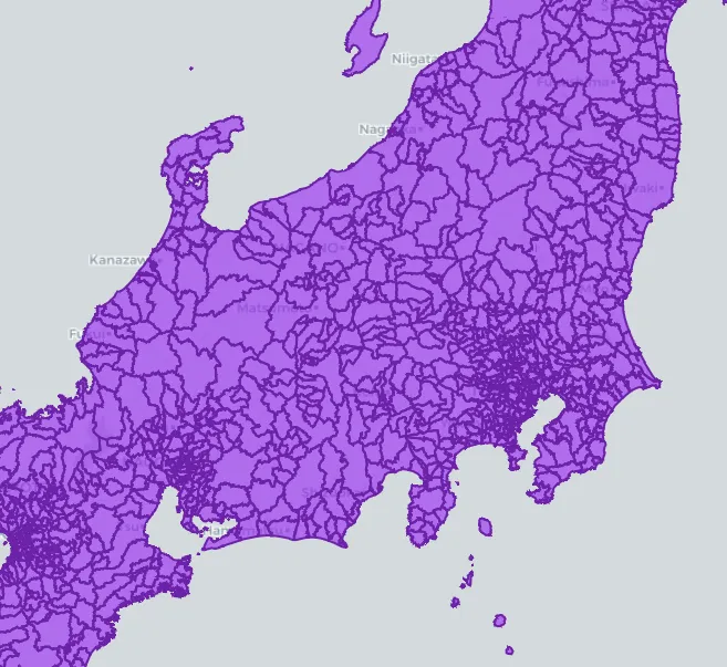 事前変換不要！DuckDBにGISデータを読み込んでベクタータイルを表示する