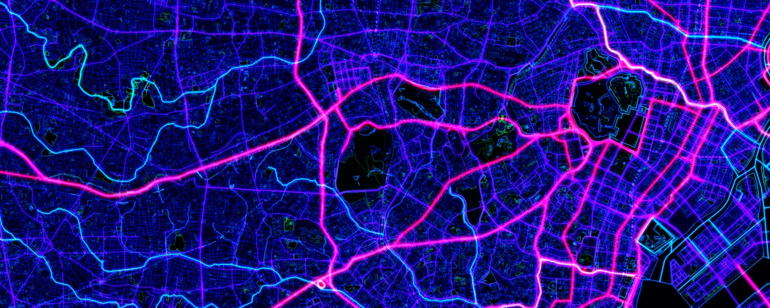 地図は再び絵になった — タイルを、要求された瞬間に、筆で描く